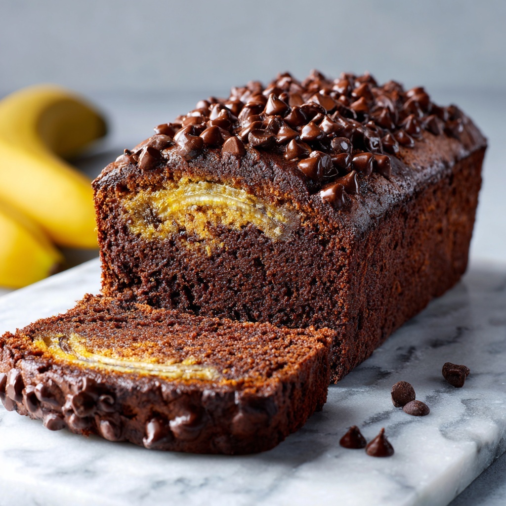 Chocolate Banana Bread Recipe - Recipe Image