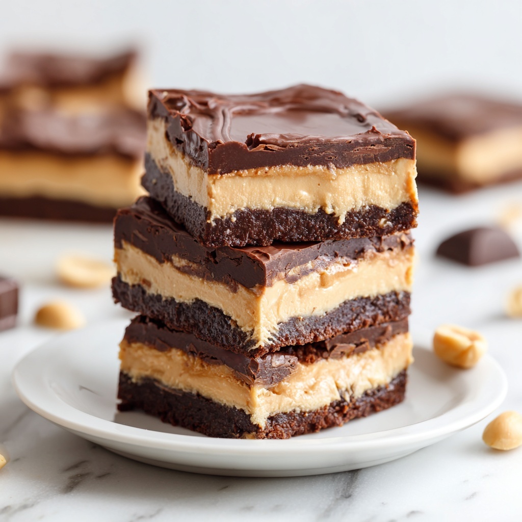 Peanut Butter Stuffed Brownies Recipe - Recipe Image