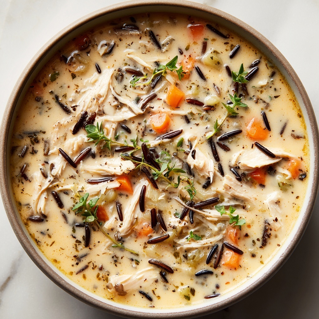 Crockpot Creamy Chicken Wild Rice Soup: An Amazing Ultimate Recipe - Recipe Image