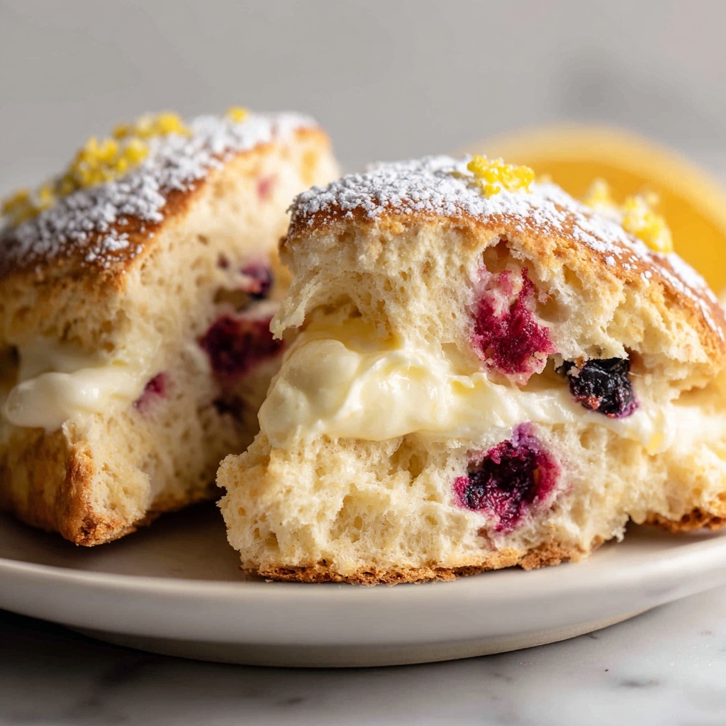 Cranberry Orange Sour Cream Scones Recipe - Recipe Image