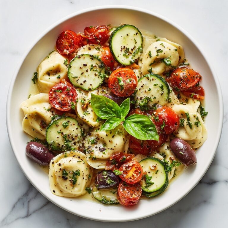Zesty Italian Tortellini & Veggie Pasta Salad Recipe