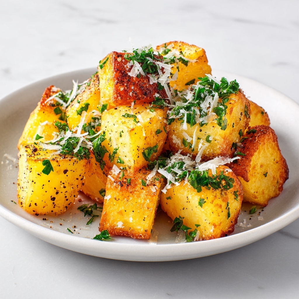 Parmesan Garlic Roasted Potatoes Recipe - Recipe Image