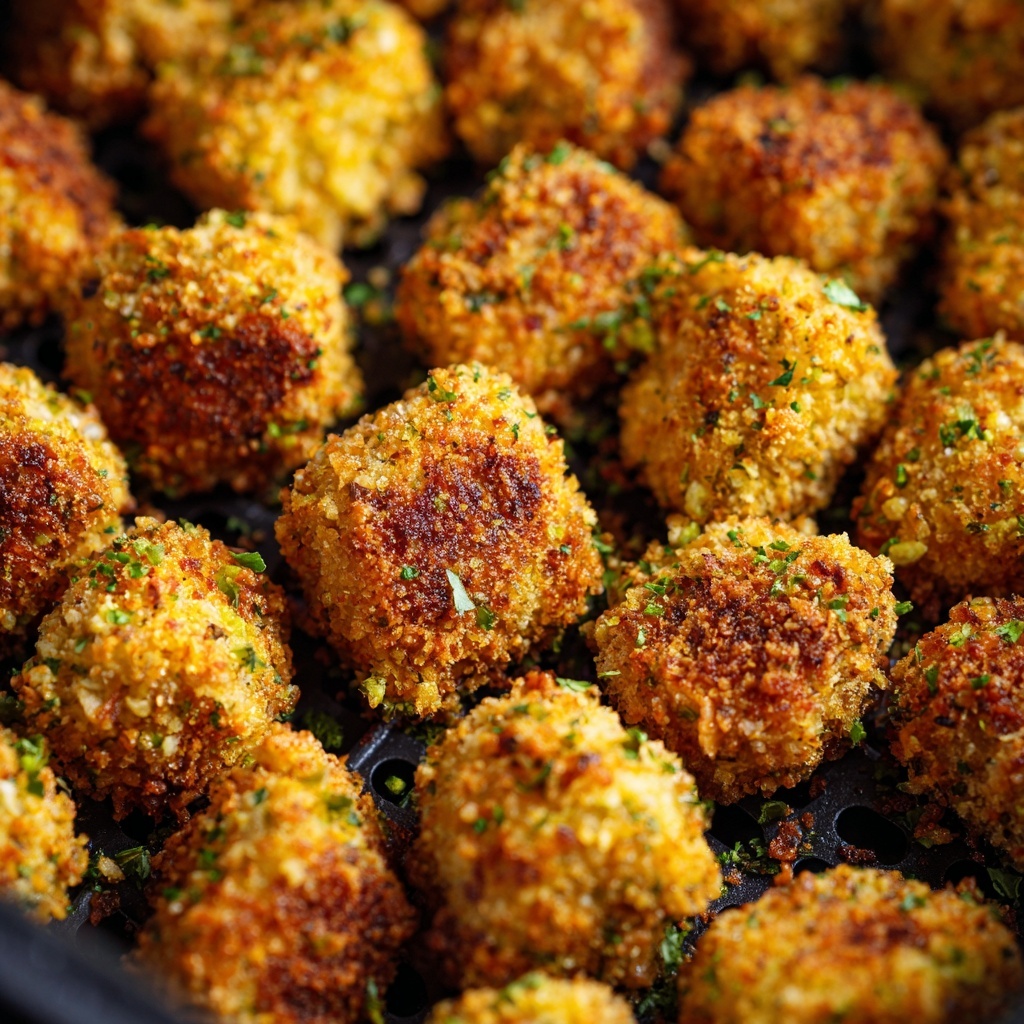 Healthy Oven-Baked and Air-Fried Chicken Nuggets Recipe - Recipe Image