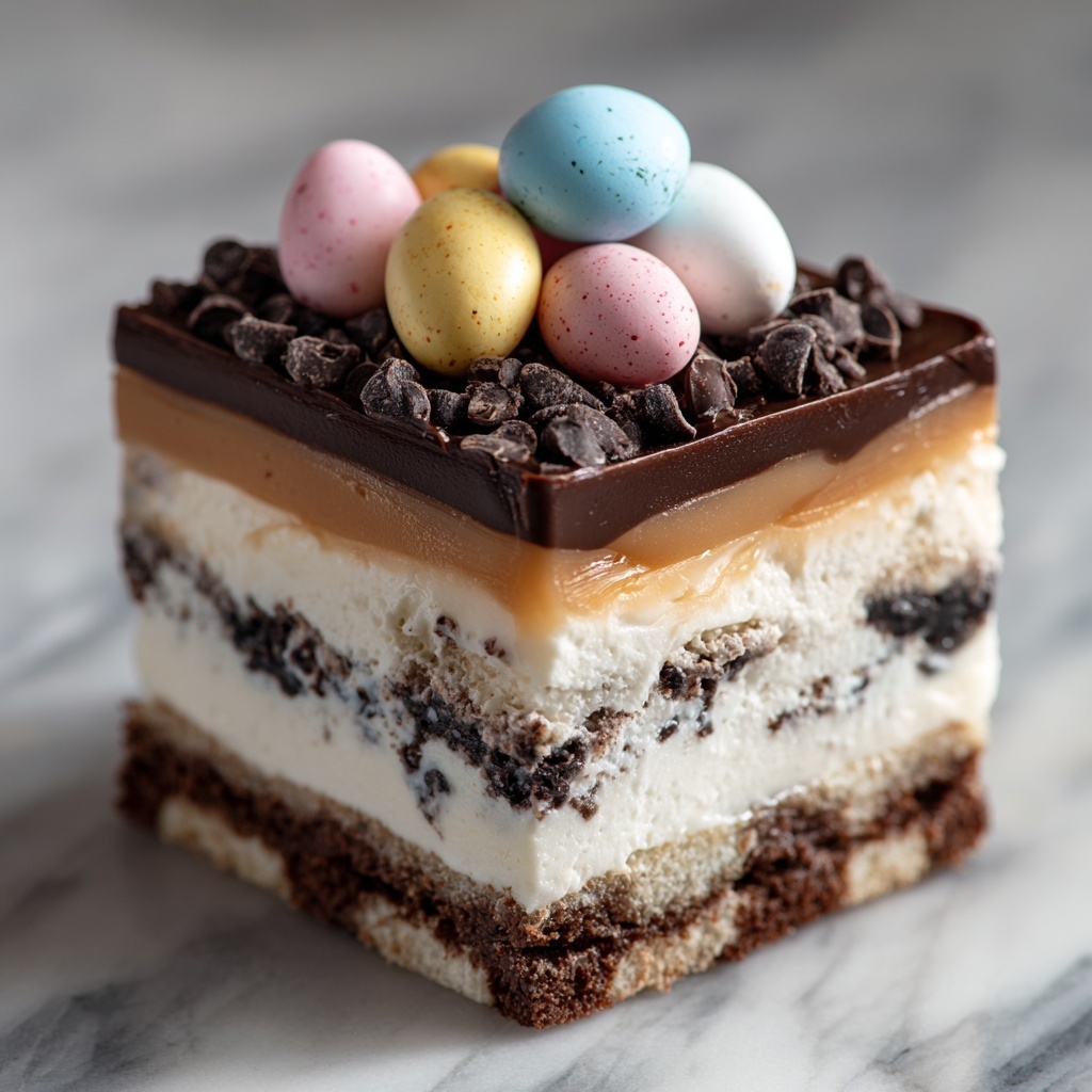 Easter Chocolate Lasagna Recipe - Recipe Image