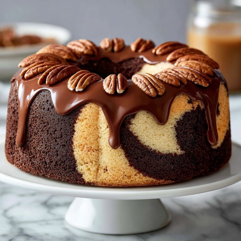 Decadent German Chocolate Pecan Pound Cake Delight Recipe