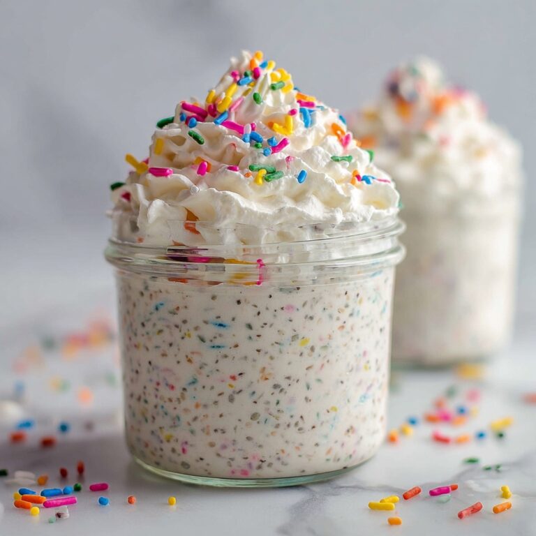 Birthday Cake Overnight Oats Recipe