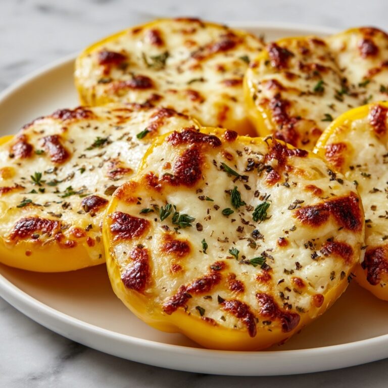 Baked Parmesan Yellow Squash Rounds Recipe