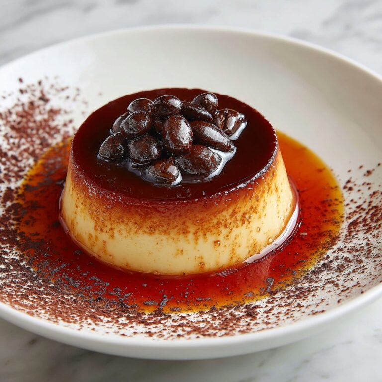 Coffee Panna Cotta with Vanilla Cream Recipe