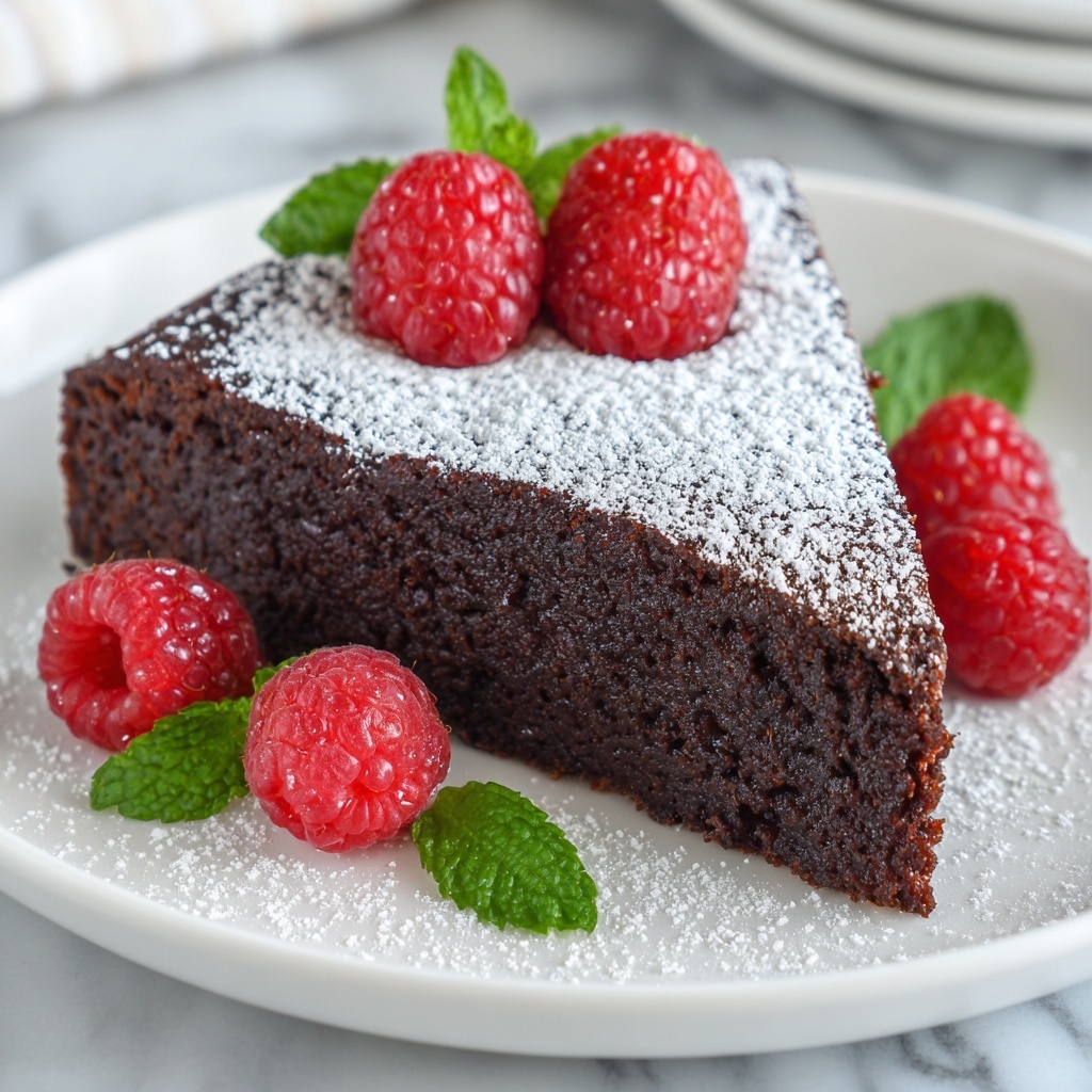 Kladdkaka (Swedish Sticky Chocolate Cake) Recipe - Recipe Image