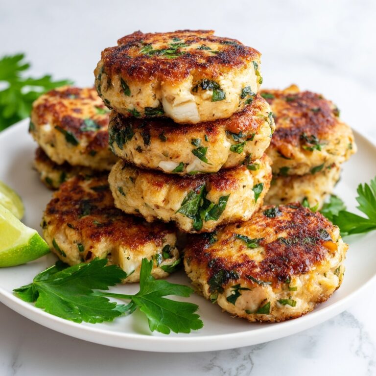 Mediterranean Chicken Patties Recipe