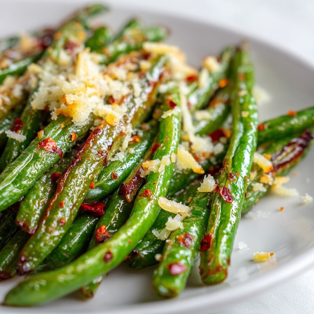 Roasted Parmesan Green Beans Recipe - Recipe Image