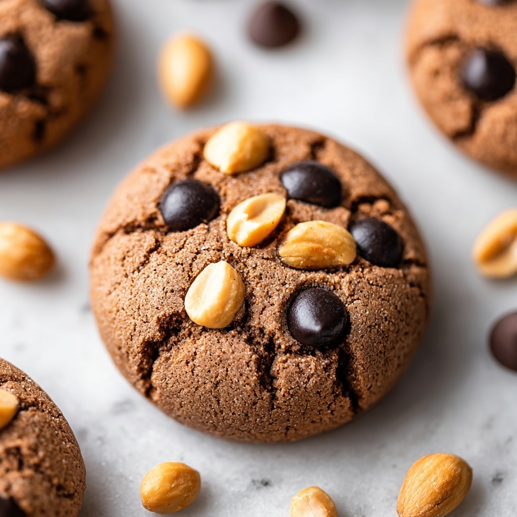 Chocolate Peanut Butter Chocolate Chip Cookies Recipe - Recipe Image