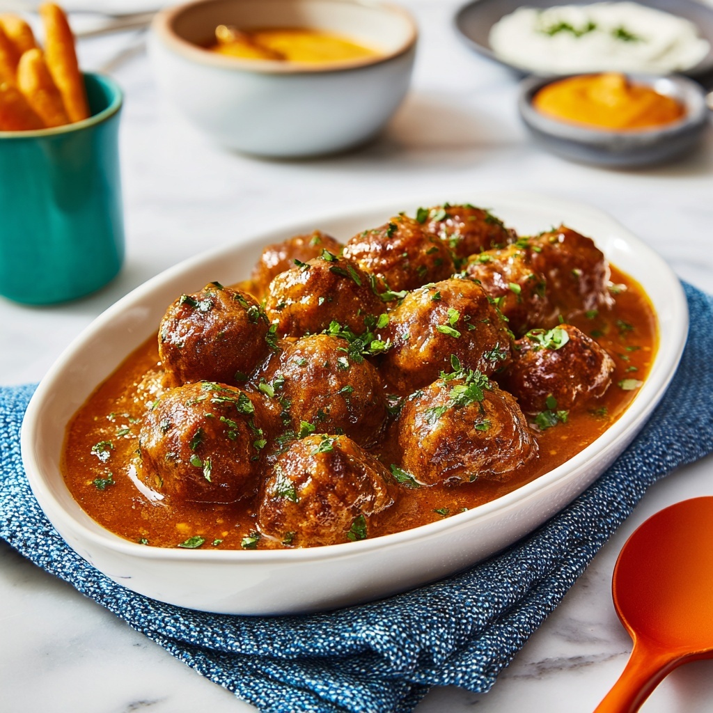 Sweet & Spicy Meatballs Recipe - Recipe Image