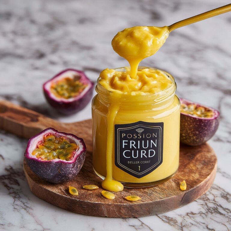 Easy Eggless Passion Fruit Curd Recipe