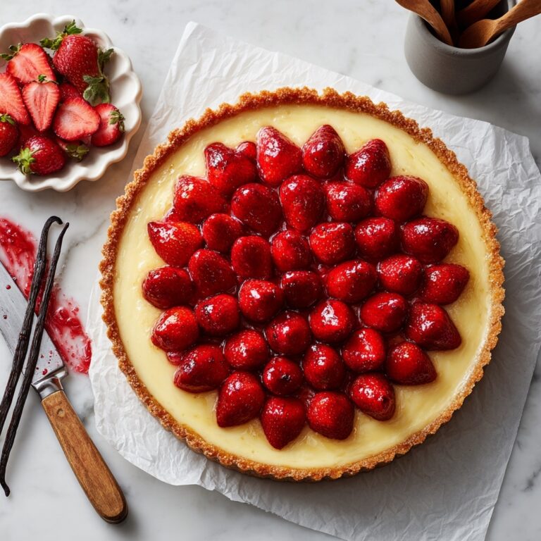 Vegan French Strawberry Tart Recipe