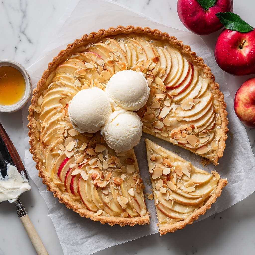 Vegan French Apple Tart with Frangipane Recipe - Recipe Image