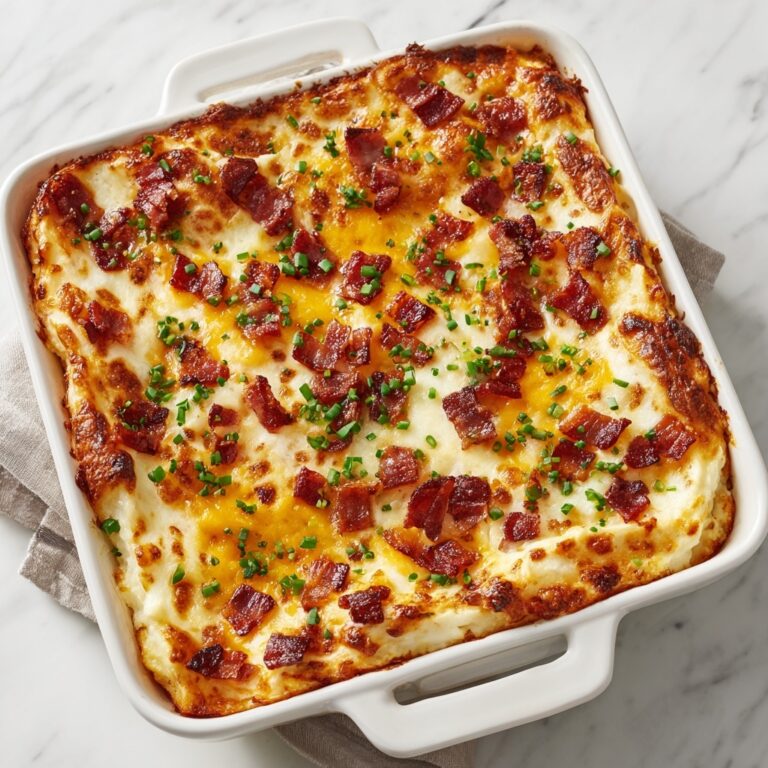 Loaded Mashed Potatoes Casserole Recipe