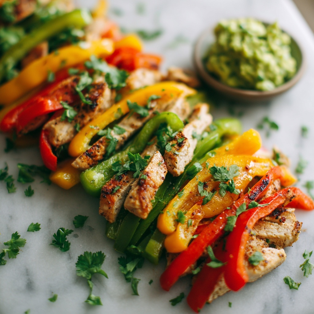 One-Pan Chicken Fajitas Recipe - Recipe Image