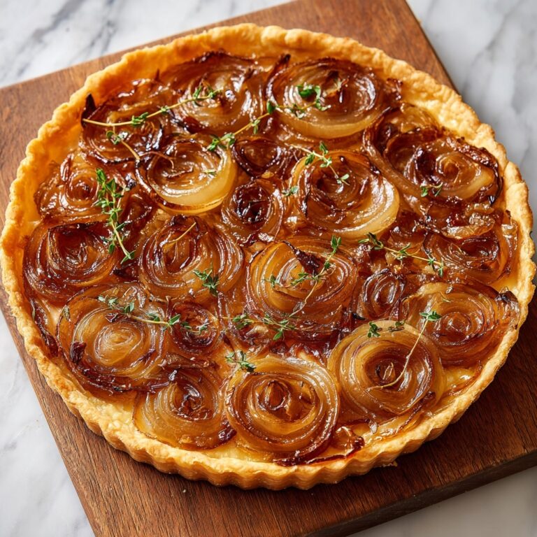 Caramelized Onion Tart with Gruyère and Thyme Recipe