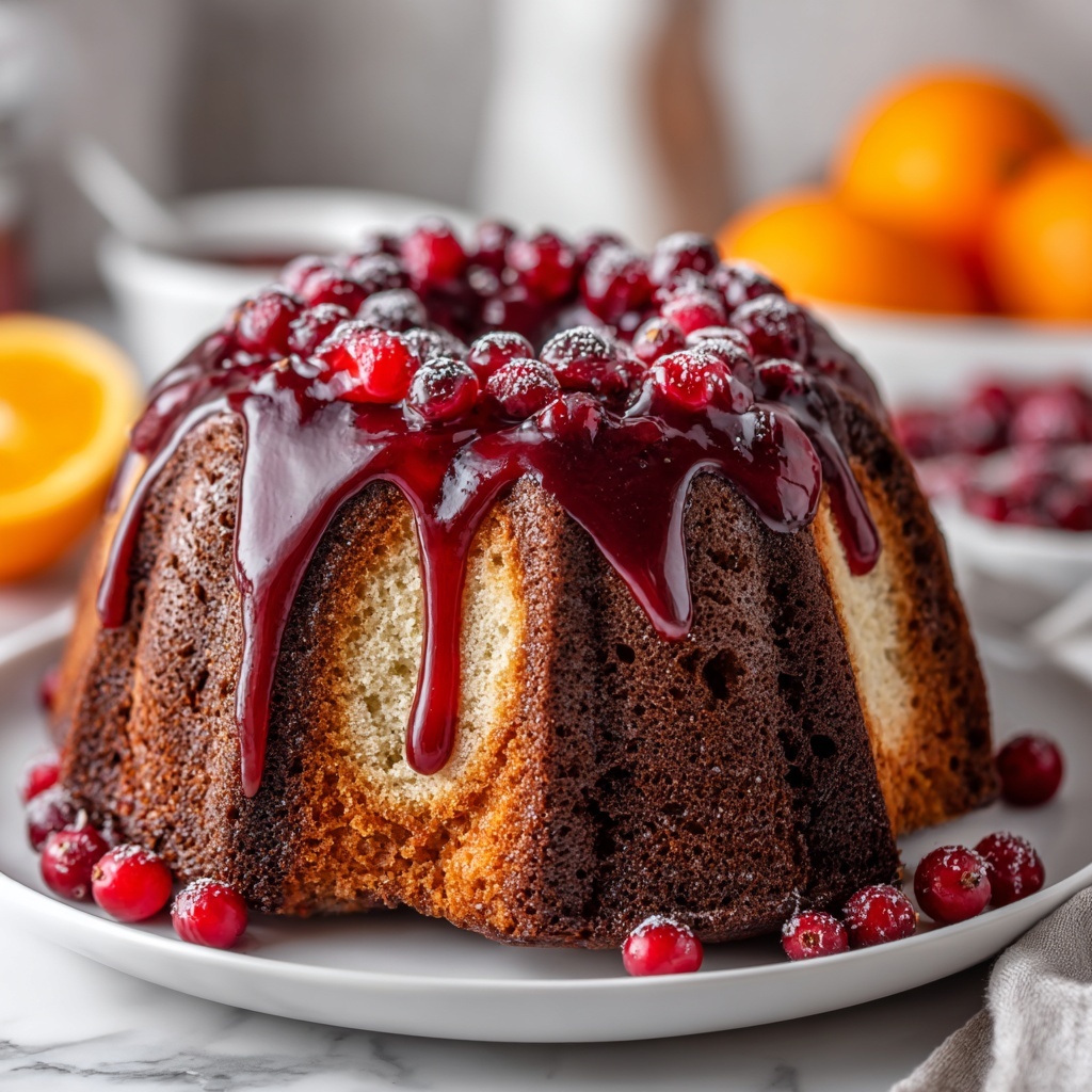 Cranberry Orange Bundt Cake Recipe - Recipe Image