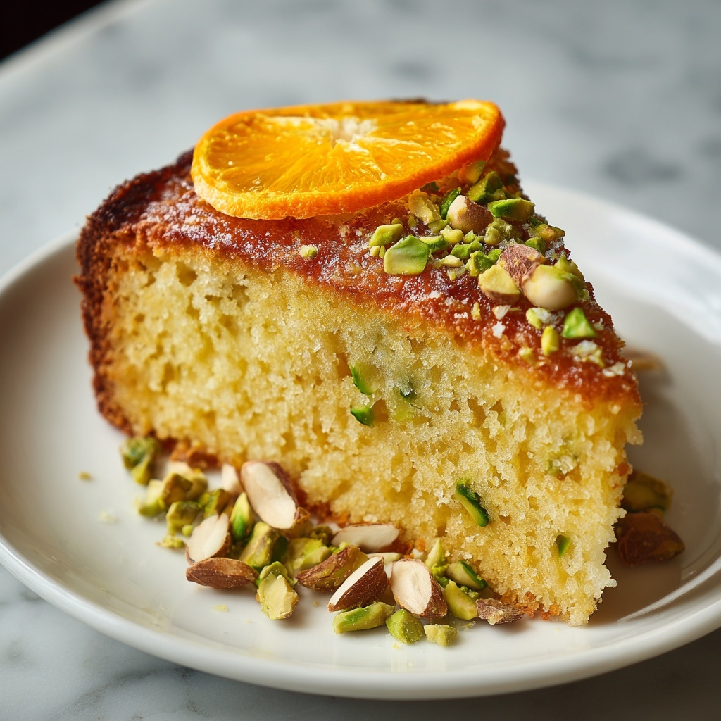Flourless Orange, Pistachio, and Almond Cake Recipe - Recipe Image