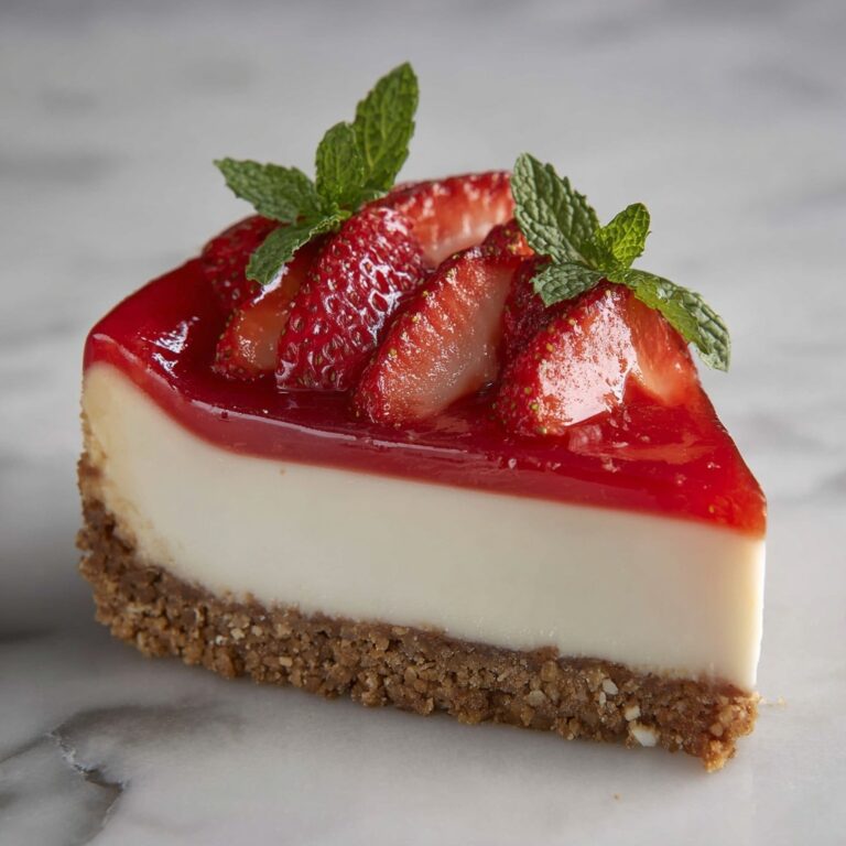 Rhubarb & Strawberry Cheesecake Recipe