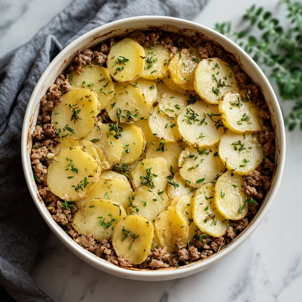 Ground Beef and Potato Casserole Recipe - Recipe Image