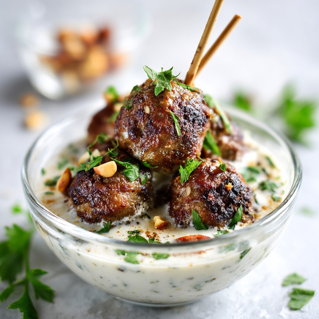 Greek-Inspired Lamb Meatballs Recipe - Recipe Image