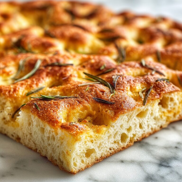 Rustic No Knead Rosemary Garlic Bread Recipe