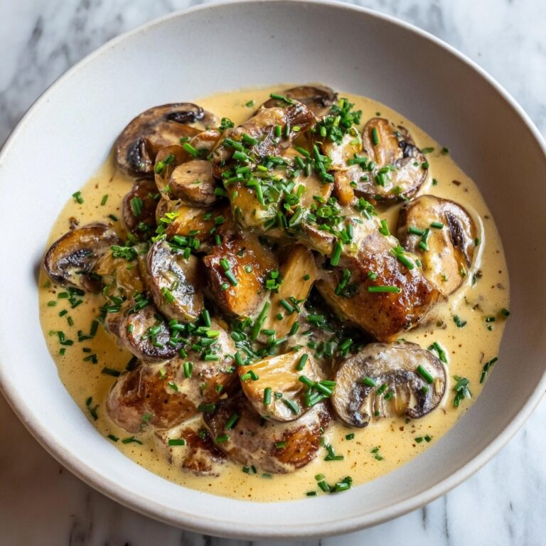 Creamy Beef Stroganoff with Egg Noodles Recipe