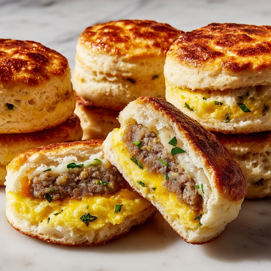 Philly Cheesesteak Stuffed Biscuits Recipe - Recipe Image