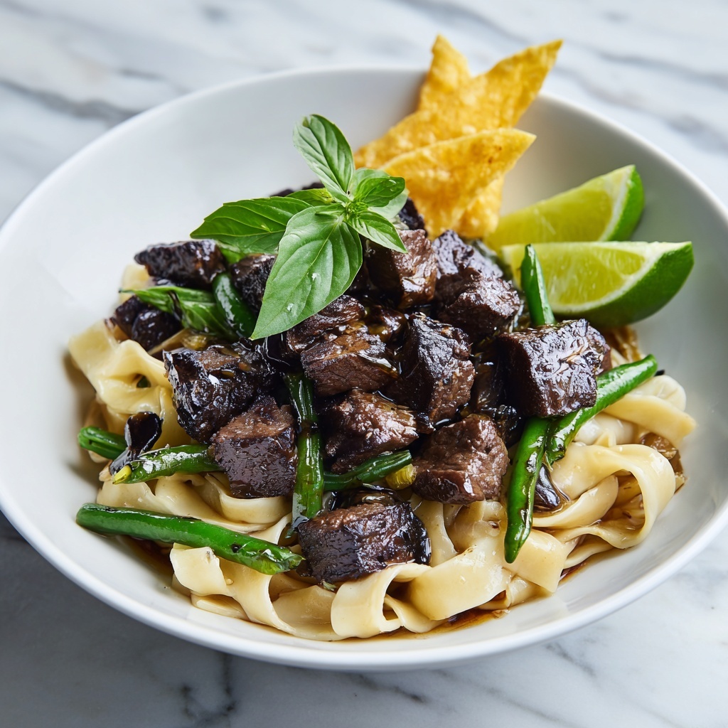 Curry Goat Noodles Recipe - Recipe Image