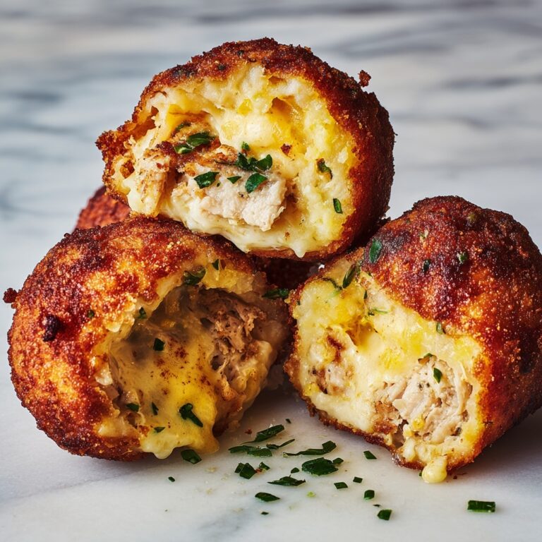 Crispy Potato Croquettes with Creamy Chicken Filling Recipe