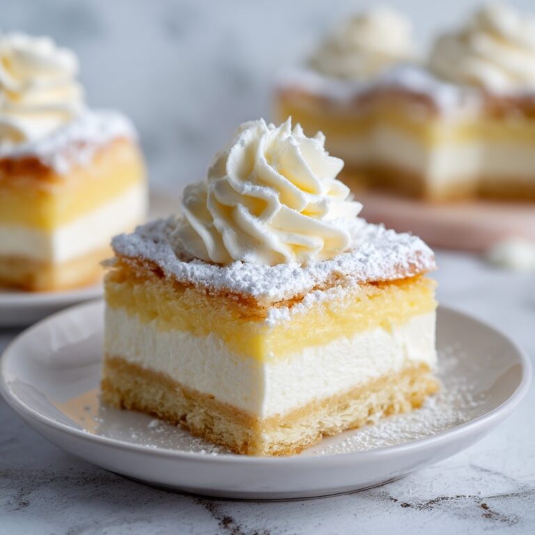 Vanilla Magic Custard Cake Recipe