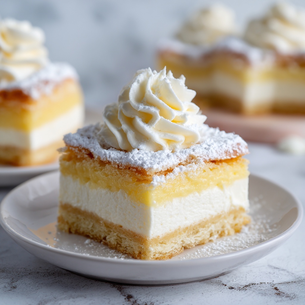 Vanilla Magic Custard Cake Recipe - Recipe Image