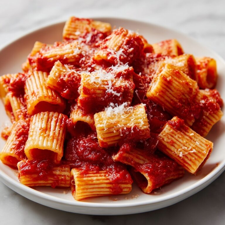Delicious Spicy Rigatoni Pasta Recipe