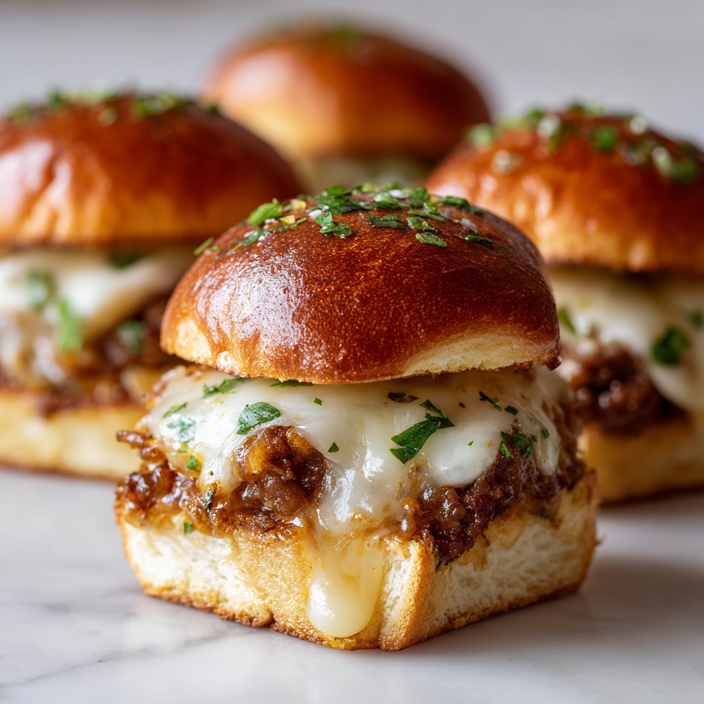 Italian Sausage and Pesto Slider Sandwiches Recipe - Recipe Image