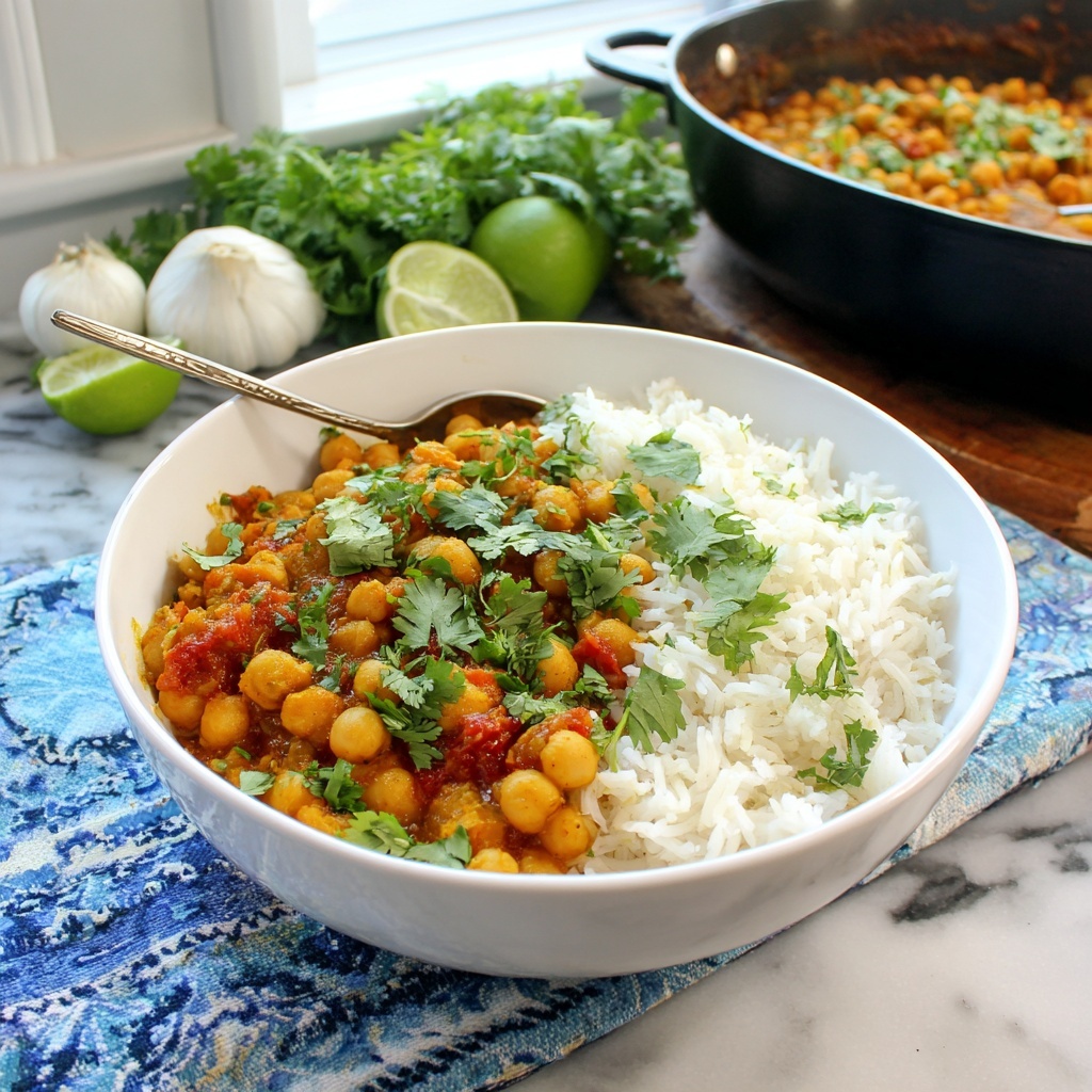 Vegetarian Chickpea Curry Recipe - Recipe Image