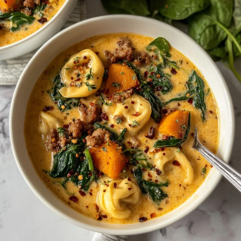 Creamy Sausage Tortellini Soup Recipe
