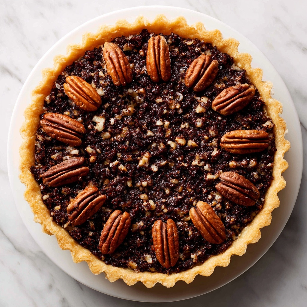 Chocolate Fudge Pecan Pie Recipe - Recipe Image
