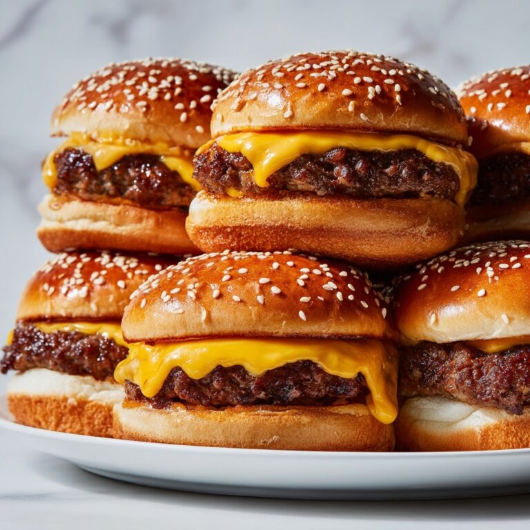 Classic Cheeseburger Sliders Recipe