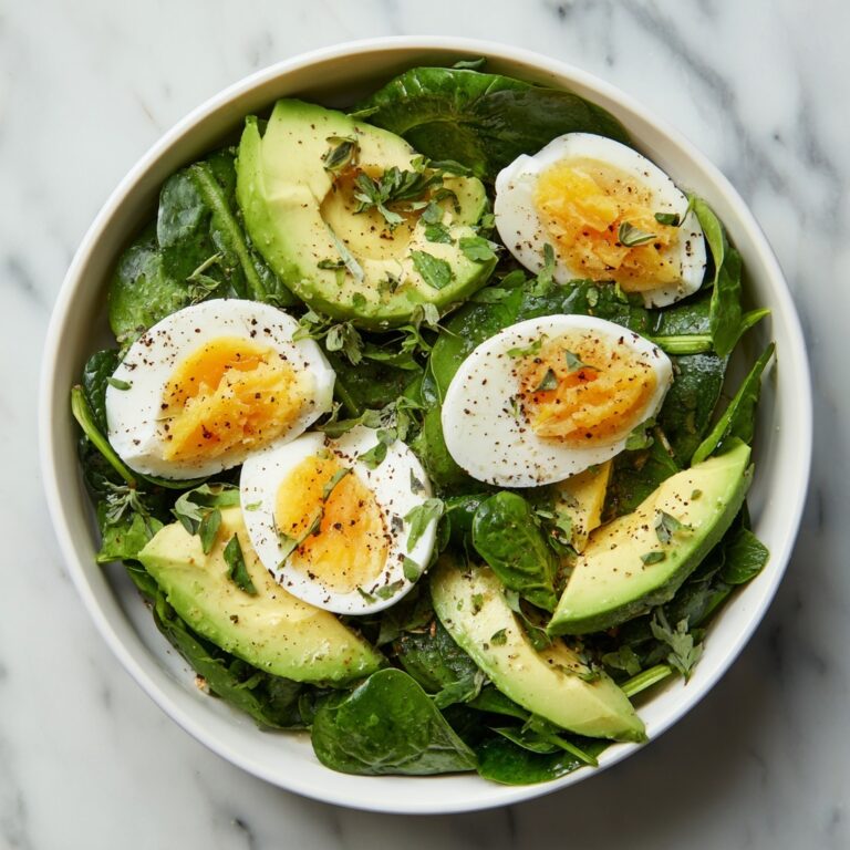 Avocado and Spinach Egg Salad Recipe