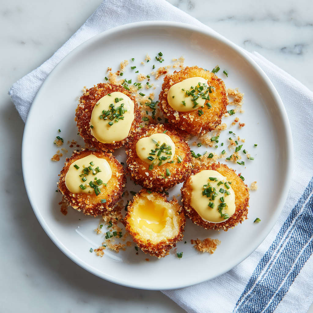 Fried Deviled Eggs Recipe - Recipe Image