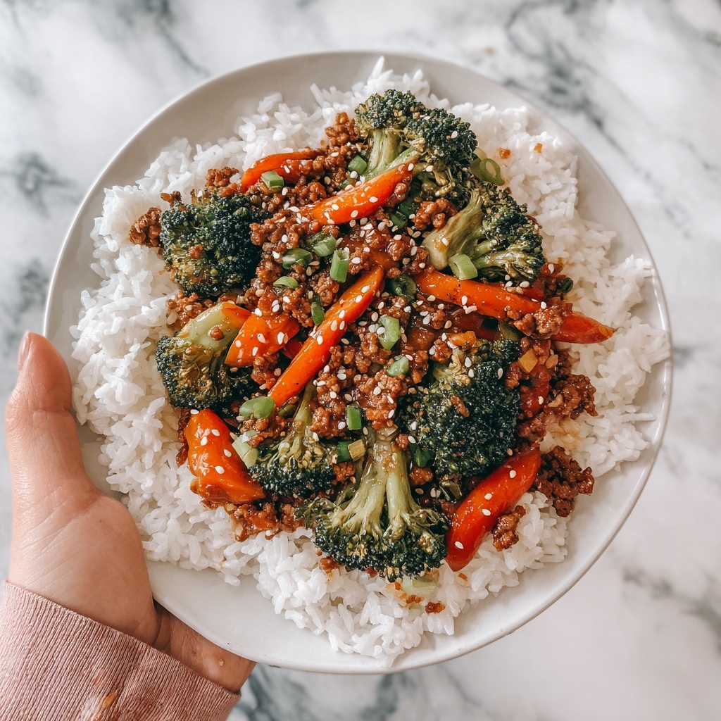 Ground Turkey Teriyaki Stir Fry Recipe - Recipe Image