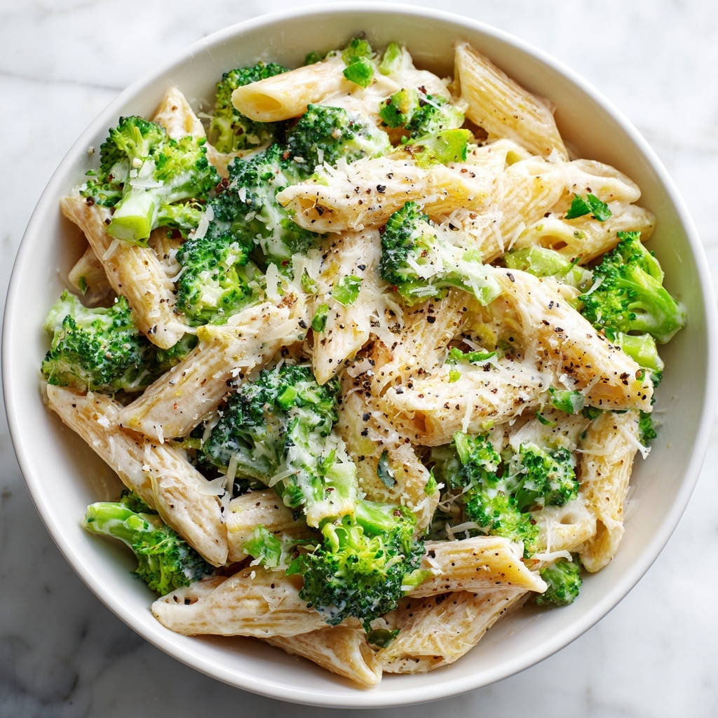 Quick Broccoli Pasta: Creamy & Cheesy Delight Recipe - Recipe Image