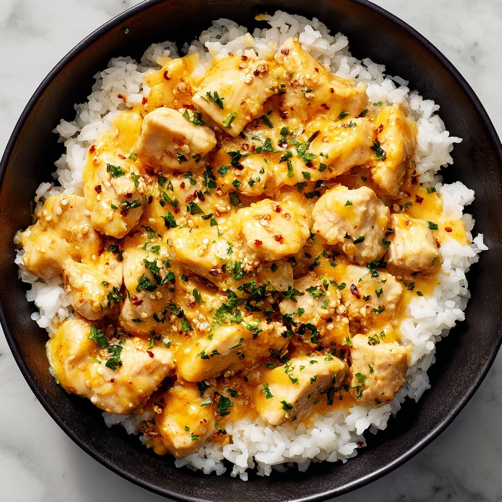 Creamy Smothered Chicken and Rice Recipe - Recipe Image