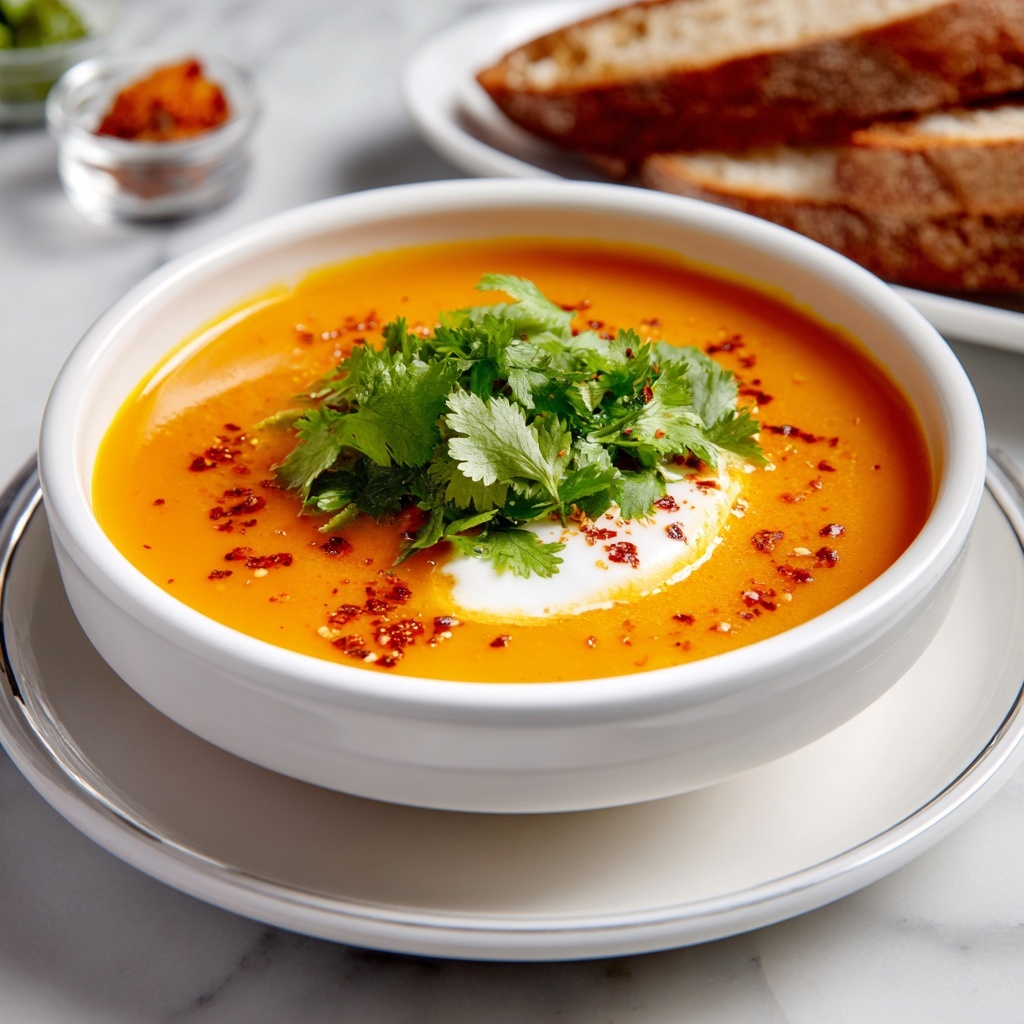 Spiced Carrot and Lentil Soup Recipe - Recipe Image