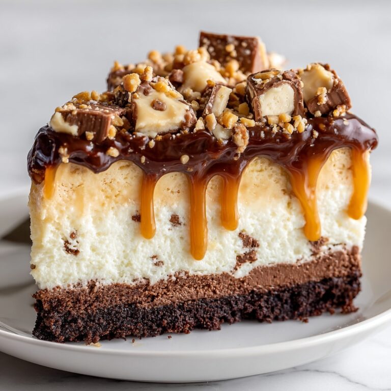 Homemade No-Bake Twix Cheesecake Recipe