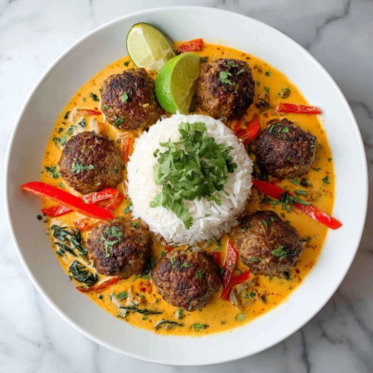 Thai Coconut Curry Meatballs Recipe