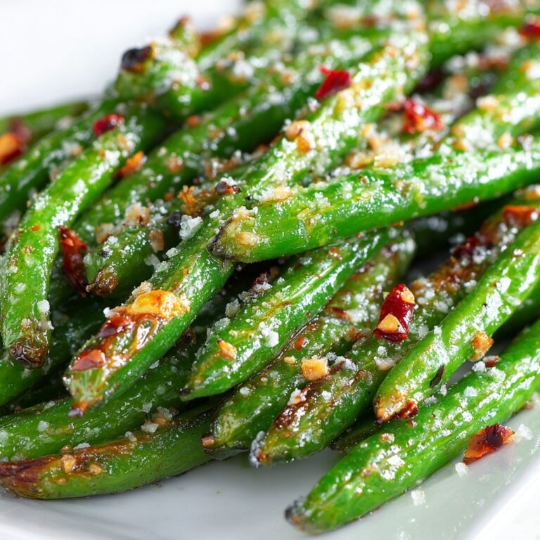 Roasted Parmesan Green Beans Recipe